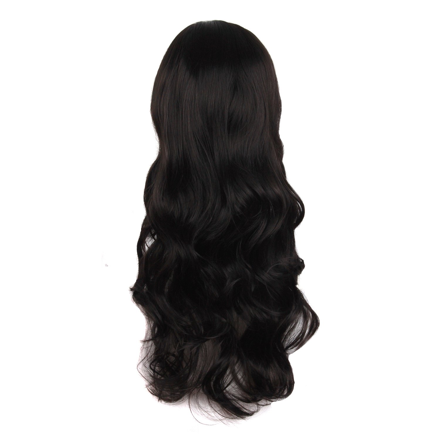 24 Inch/60cm Charming Synthetic Fiber Long Wavy Hair Wig Women Party ...