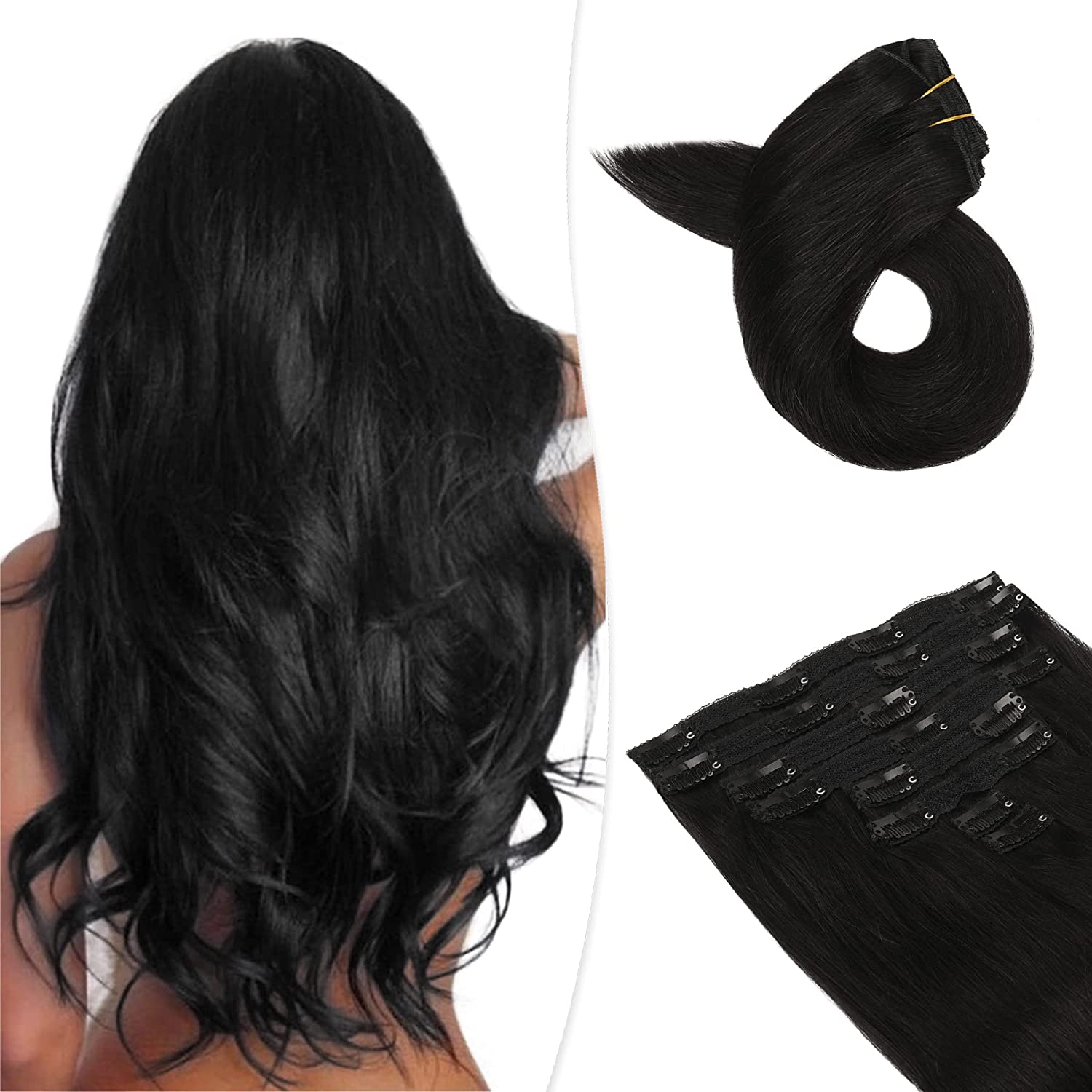 Straight Seamless Clip-In Hair Extensions – Perfect Locks