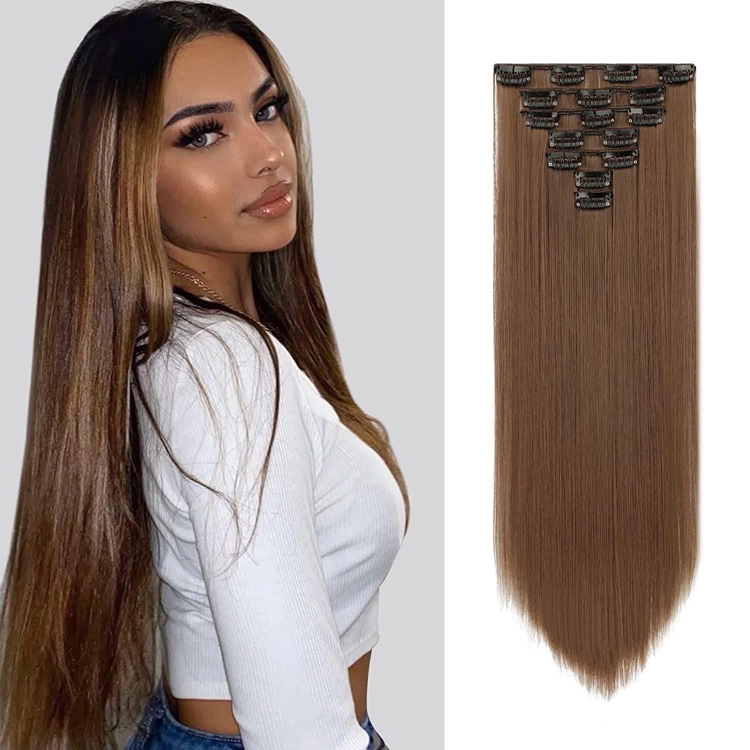 Hair Couture Clip & Go 6 Piece Extensions 22 — Frends Beauty