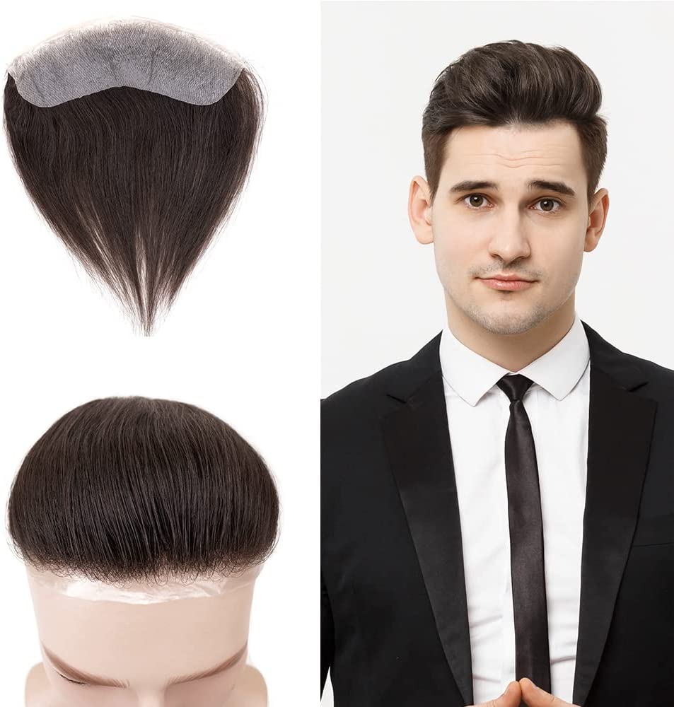 Men’s wig, 100% Remy Human Hair for men’s hair prosthesis, Toupee ...