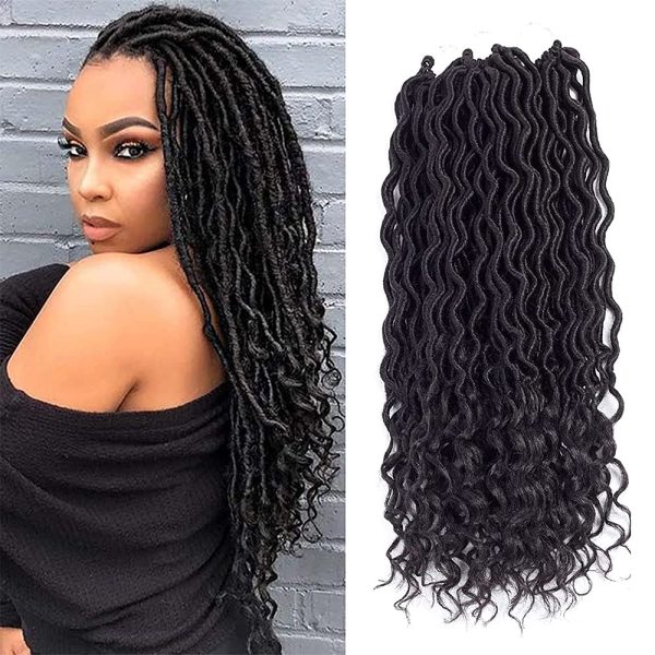 Curly Hair Extension Dreadlocks With Curly Ends Natural Looks Wavy