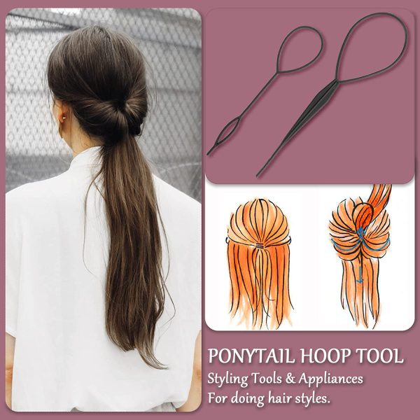 Topsyhair Tail Tools,4 Pack Hair Braiding Tools. 1pcs Tail