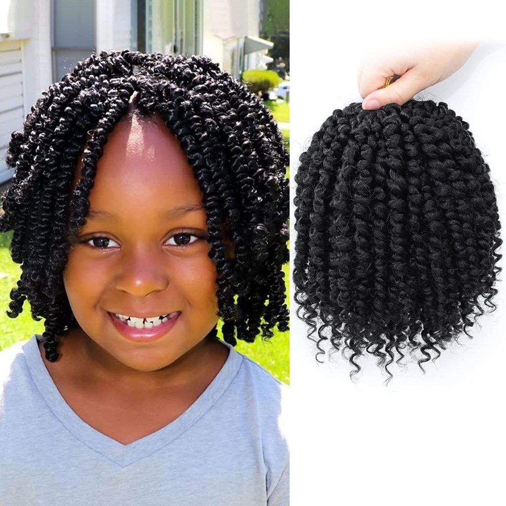 Passion Twist Hair 10 Inch, 8 Packs Pre-twisted Passion Twist Crochet ...