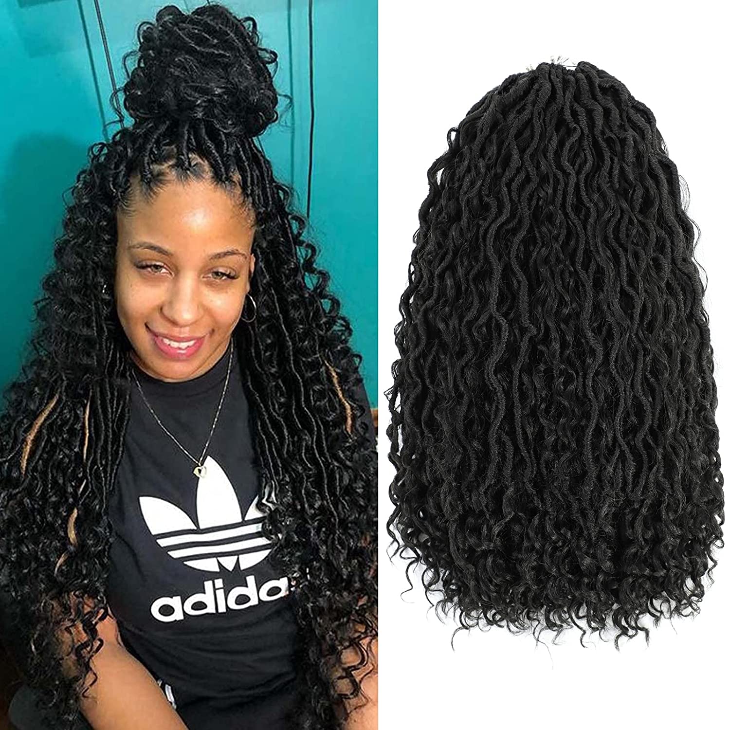 7 Packs 10 Inch Crochet Box Braids Hair With Curly Ends Prelooped