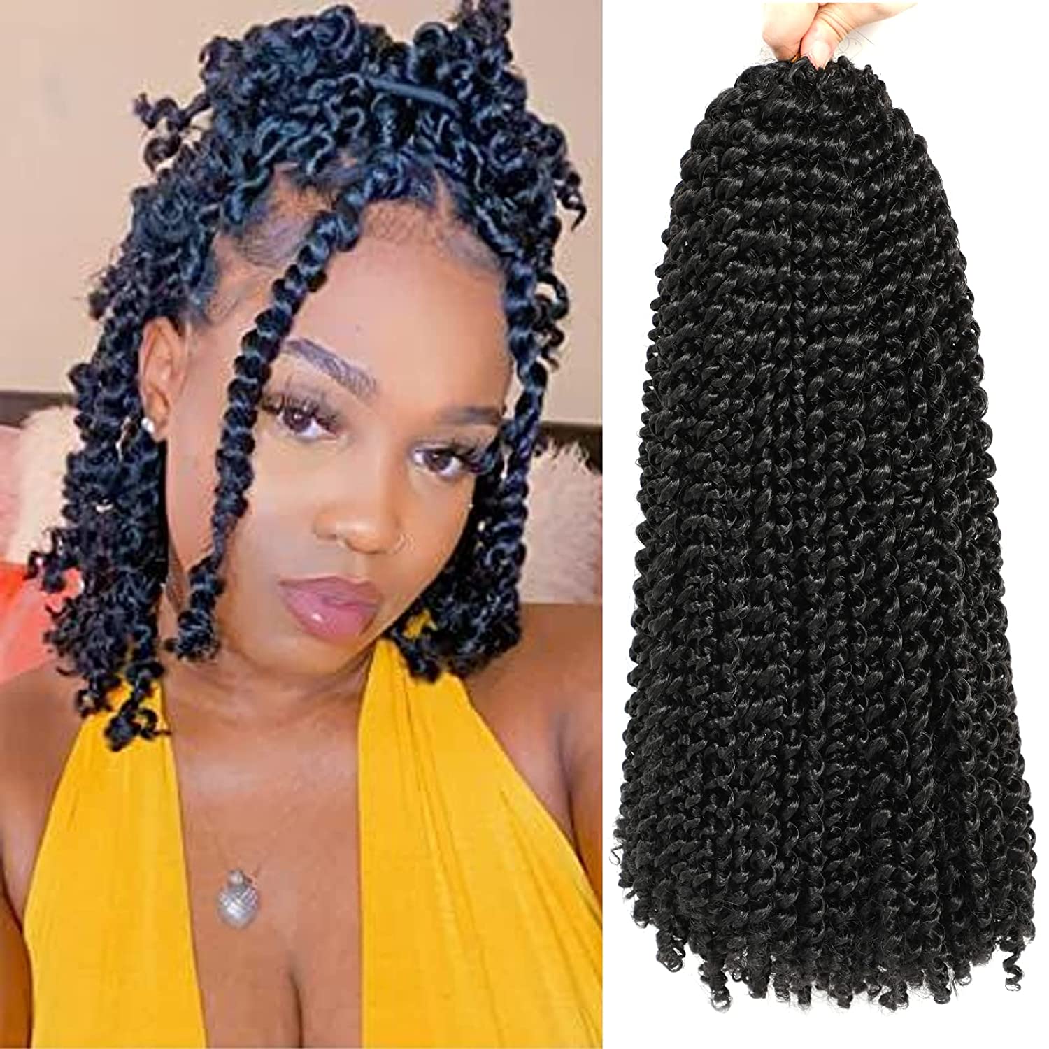 Dansama Passion Twist Hair Water Wave Crochet Hair for Black Women, Long  Bohemian Braiding Hair for Boho Locs, Faux Locs, Butterfly Style Crochet